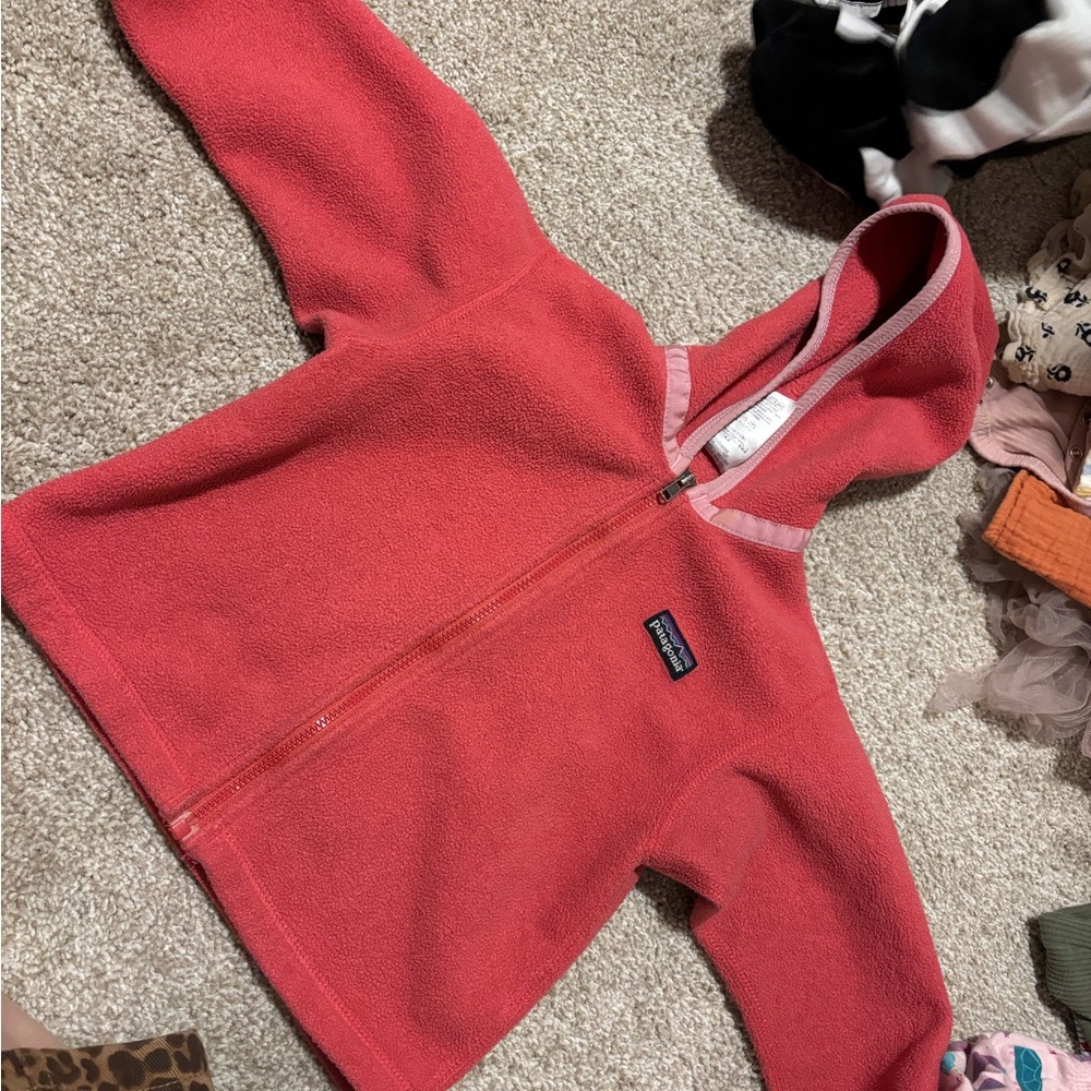 Patagonia Kids Coral Fleece Hoodie
